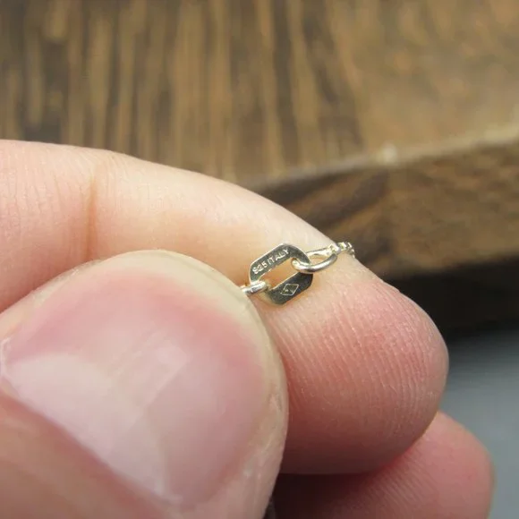 16" Sterling Silver Simple Style Drop Pearl Necklace Vintage - Picture 4 of 6